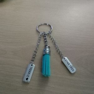 Star Trek Trekkie Blue Tassel Keychain